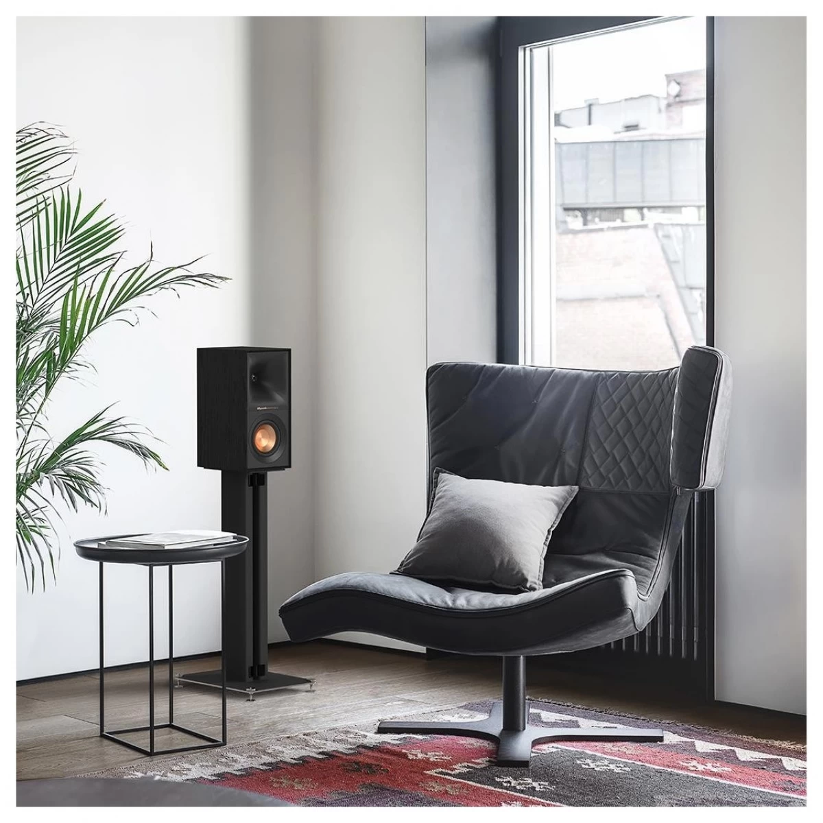 Klipsch R-40M Standmount Speakers (Pair), Black - Image 4