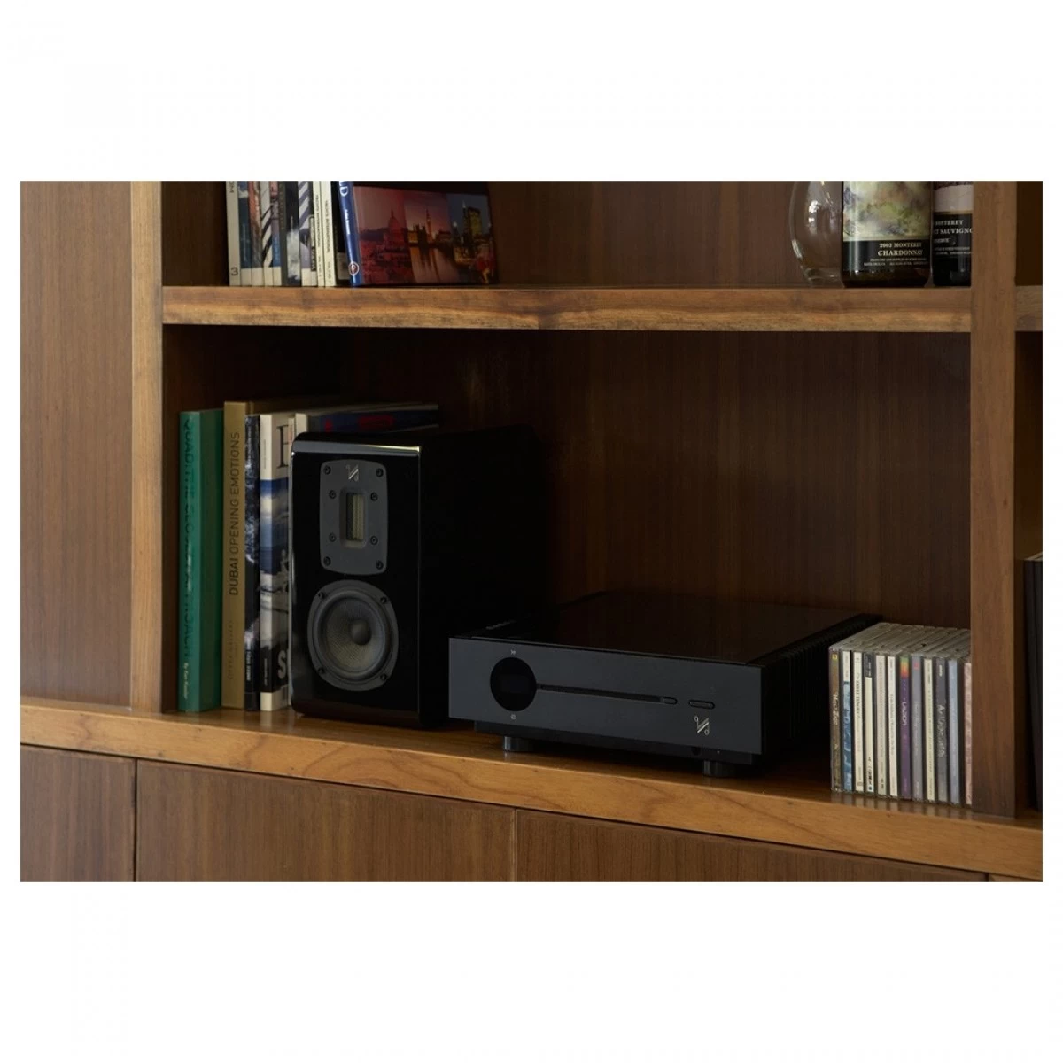 Quad S Series S1 Bookshelf Speakers (Pair), Piano Black - Image 4