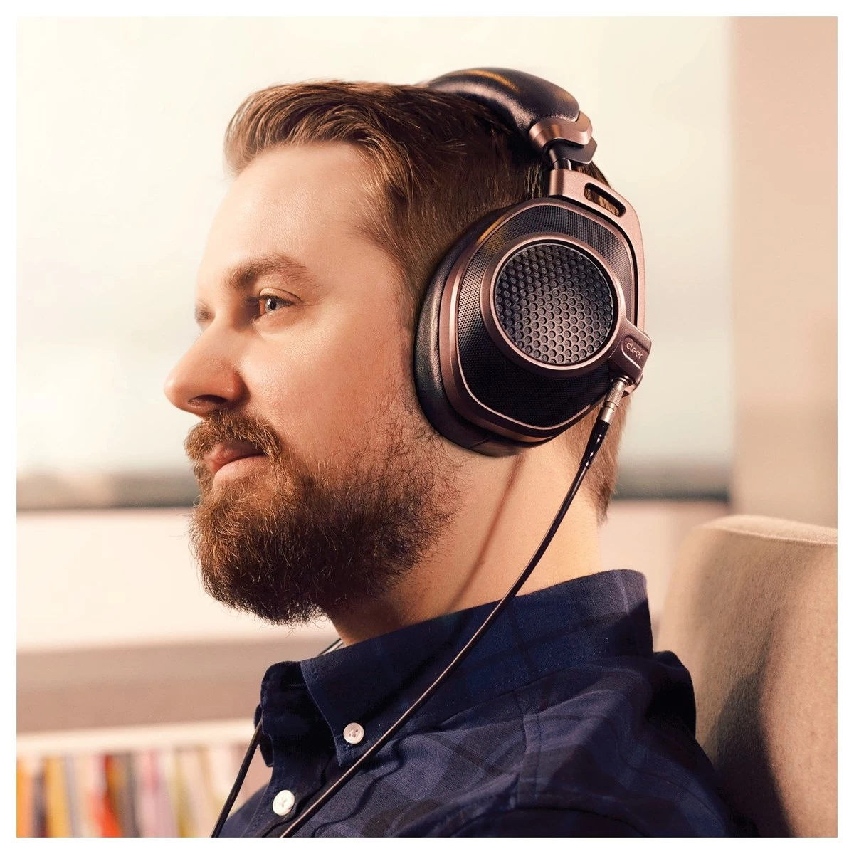 Cleer Next Audiophile Headphones, Titanium - Image 3